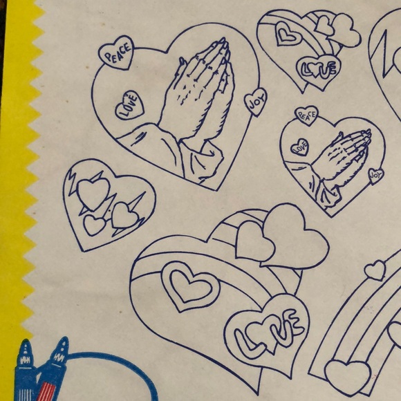 NWT Embroidery Hoop and Heart and praying hands design transfers - Picture 15 of 16